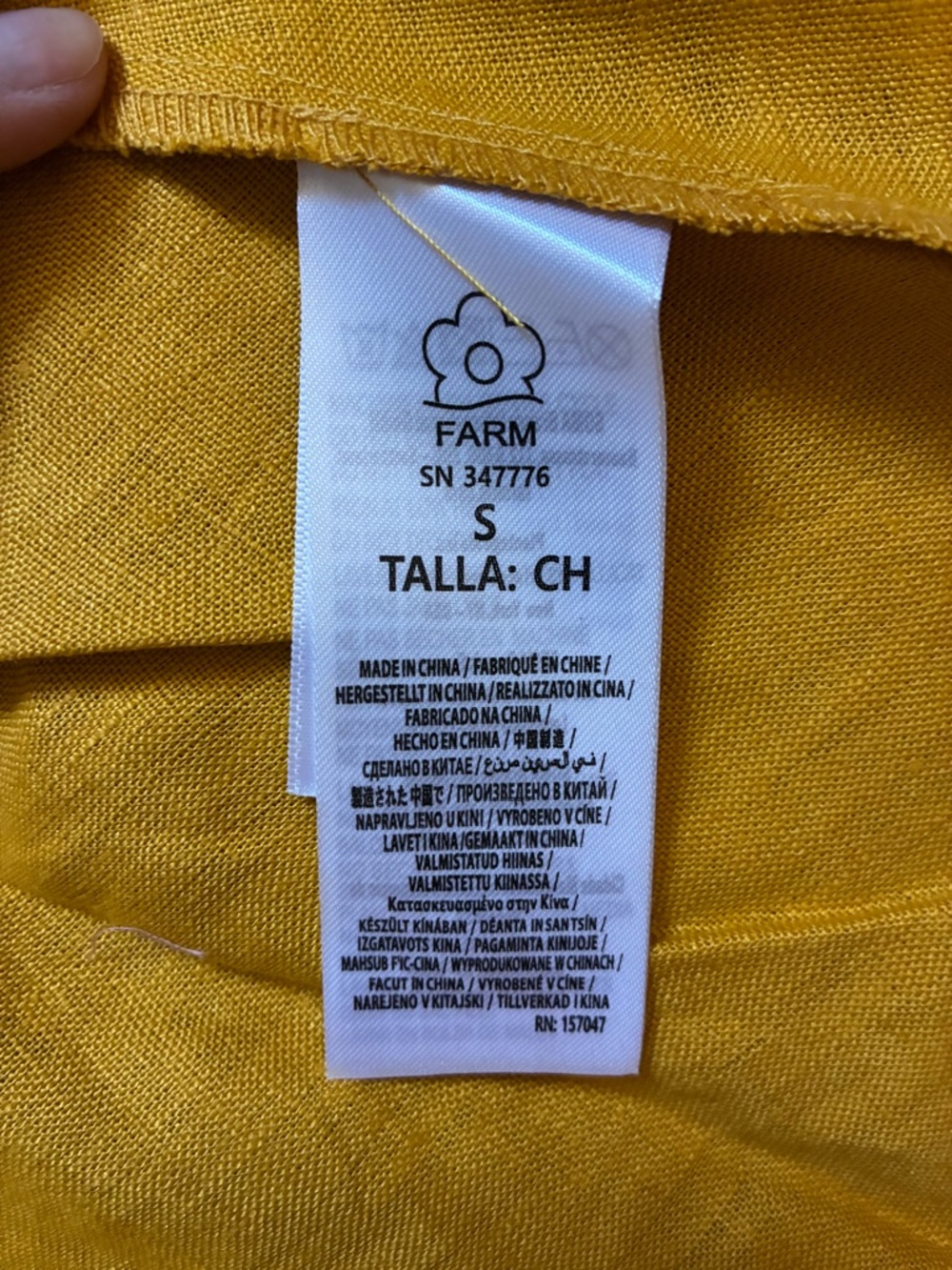 Farm Rio Yellow Bananas Euroflax™ Premium Linen Maxi Wrap Dress - Picture 6 of 6